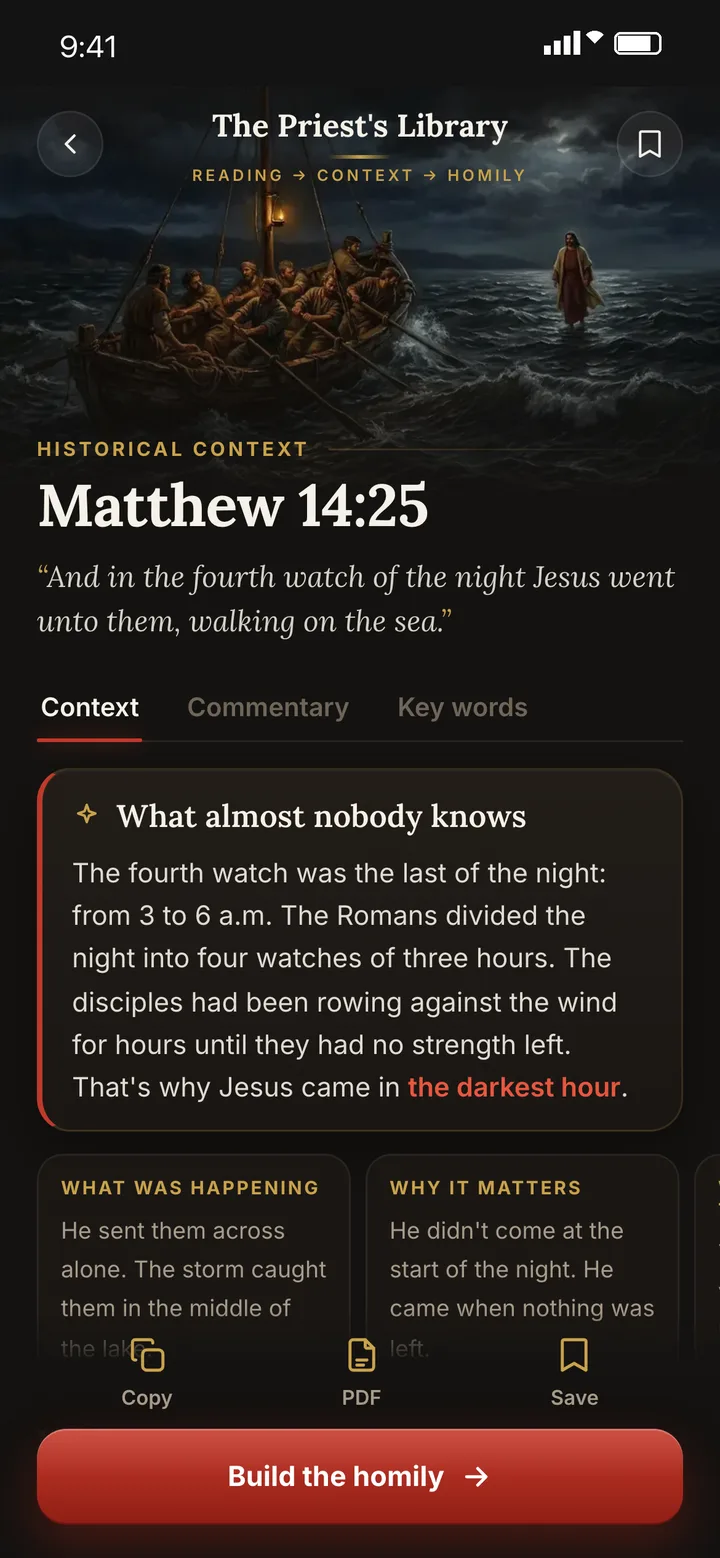 Matthew 14:25: what almost nobody knows